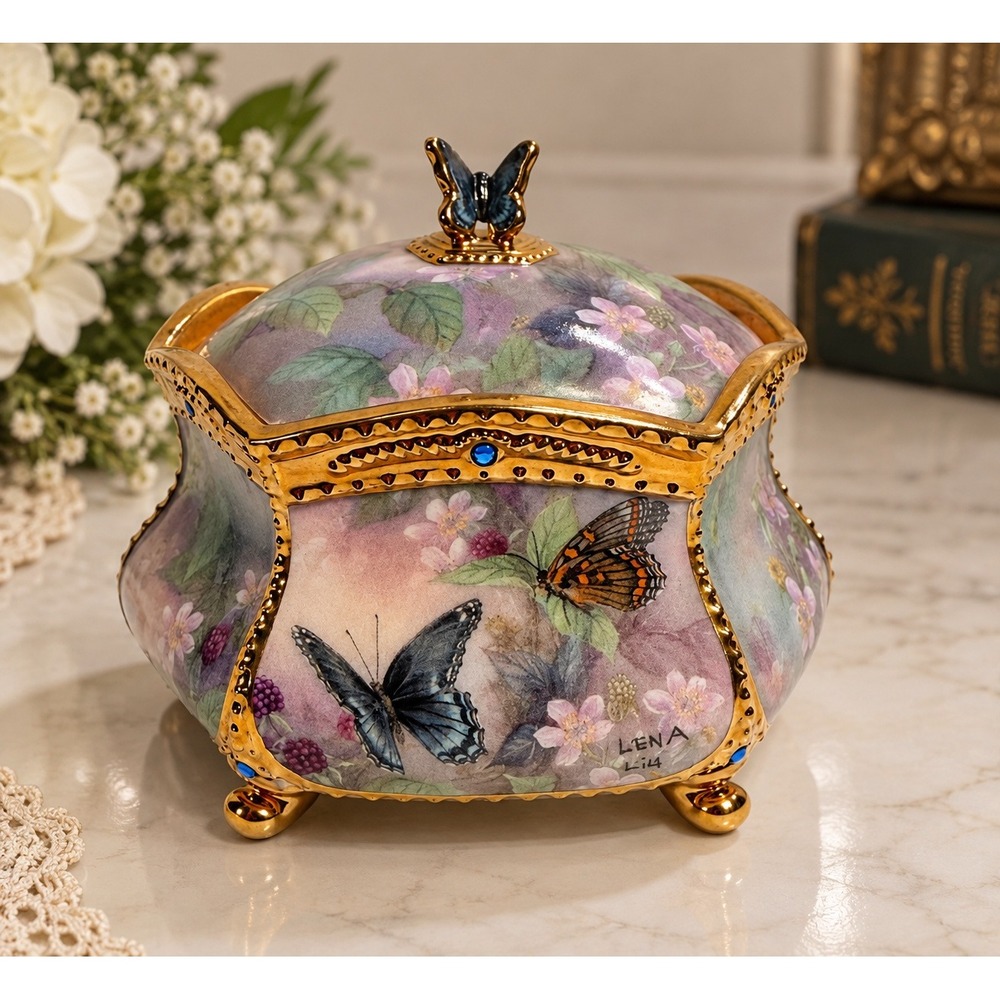 Lena Liu Enchanted Wings Fancy Music Box Butterflies Butterfly Cottagecore Gran